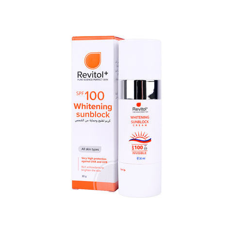 Sun Block SPF 100 Whitening Invisible Cr 30 ml